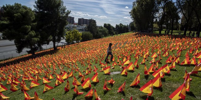 В Испании появился знак памяти погибшим от коронавируса