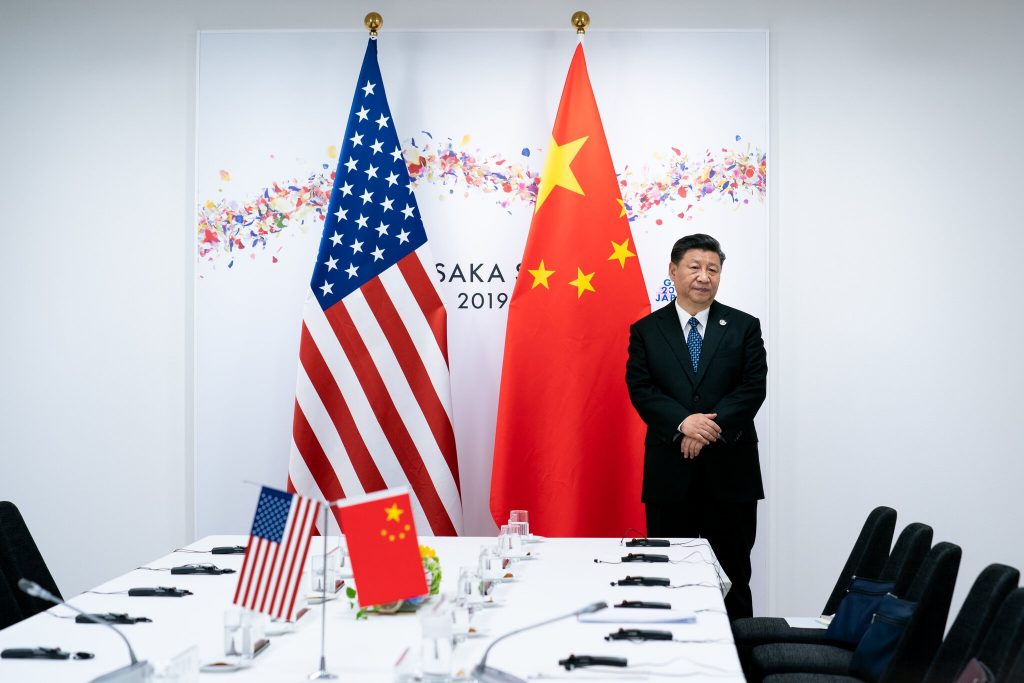 Китай, США, флаг