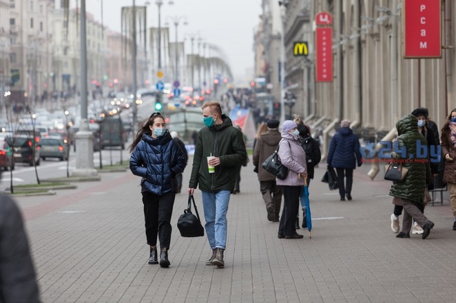 Минск, проспект Независимости, люди