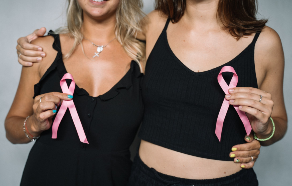 женщины, рак молочной железы, ленточка