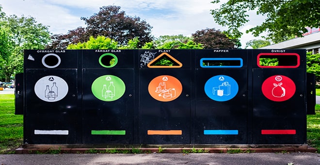 контейнеры для мусора в швеции