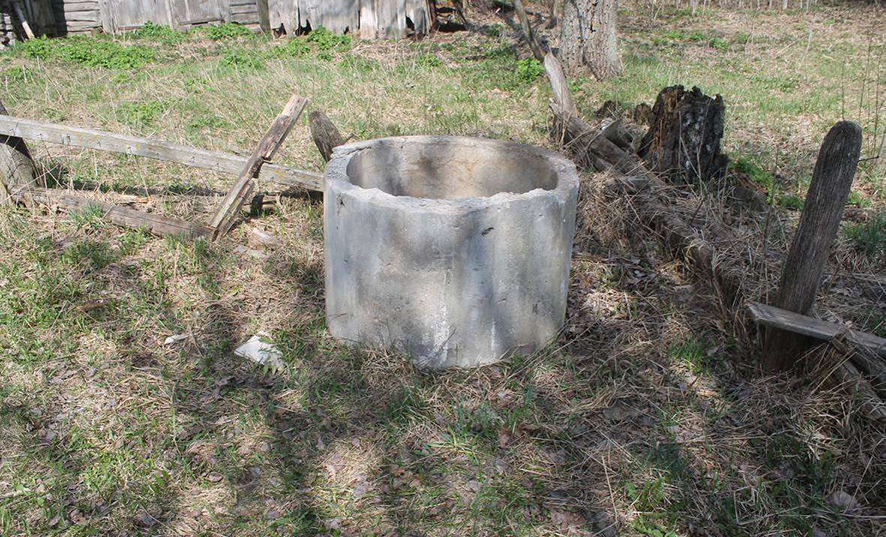 колодец, место преступления