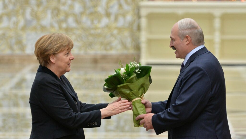 меркель и лукашенко