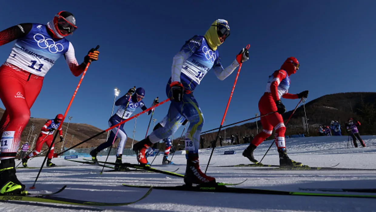 Белорусские лыжники финишировали в командном спринте