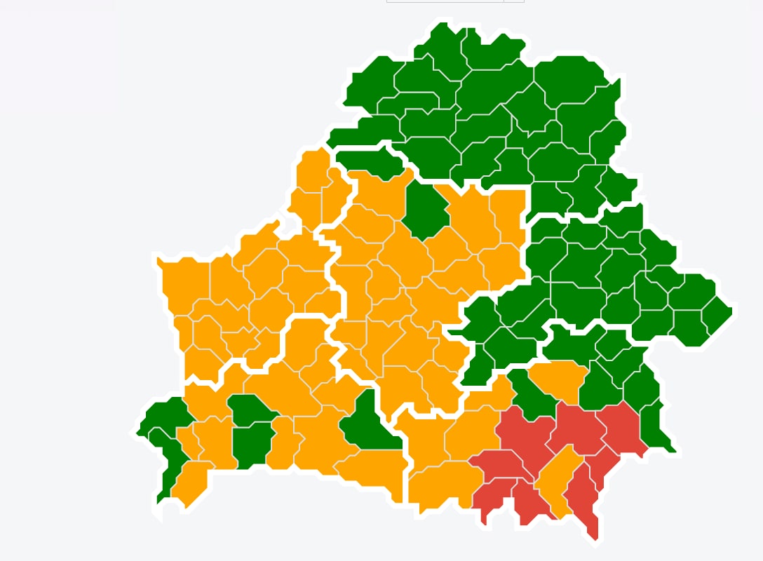 Карта лесов беларуси