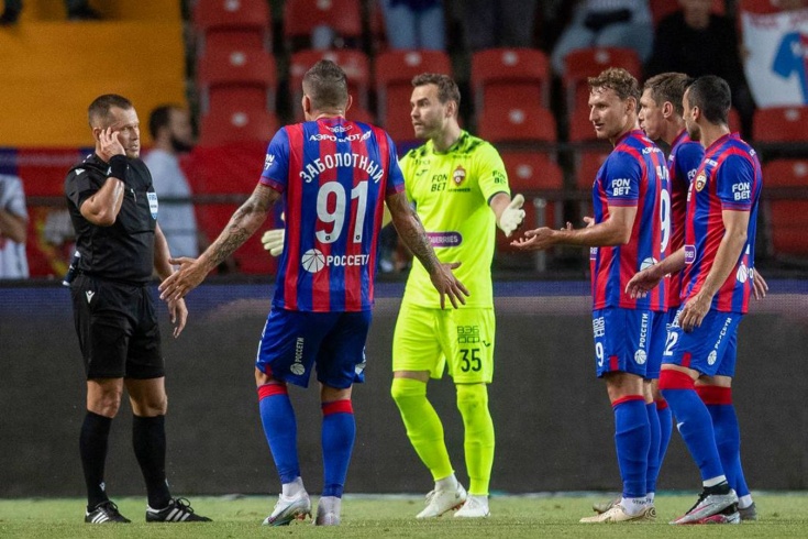 «Ахмат» и «ЦСКА» повторили рекорд по количеству пенальти в одном матче в рамках РПЛ