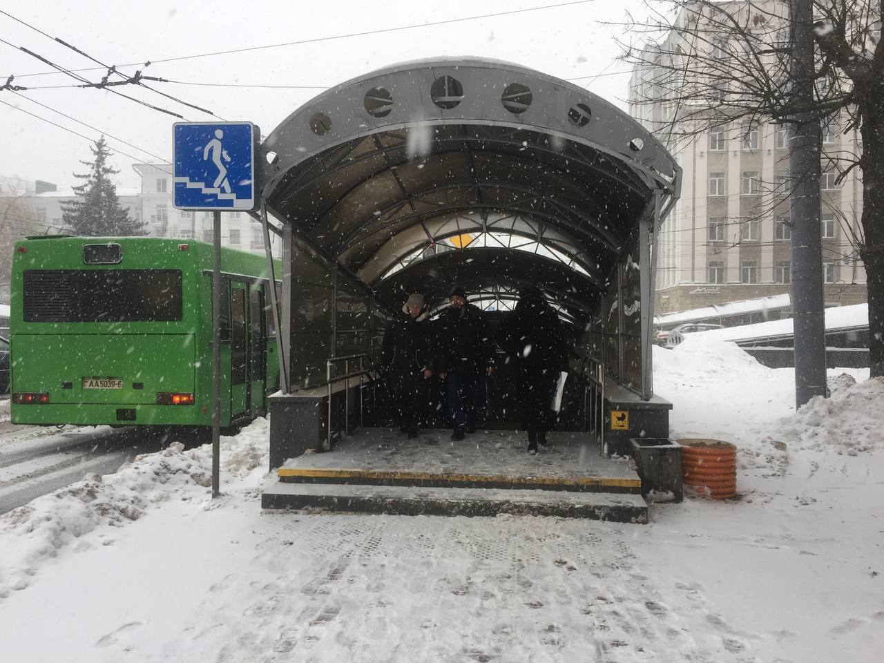 Состояние подземного перехода в центре Могилева взволновало горожан