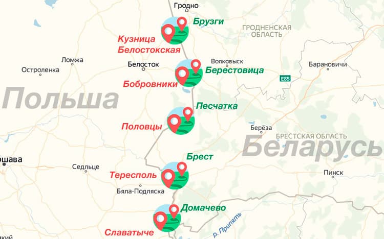 Польша думает открыть пункт пропуска «Бобровники» на границе с Беларусью