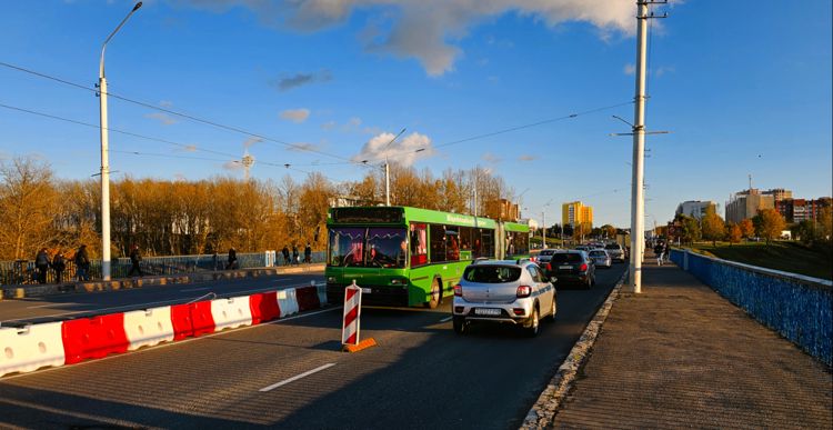 Ремонт моста Юбилейный в Витебске