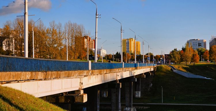 Ремонт моста Юбилейный в Витебске