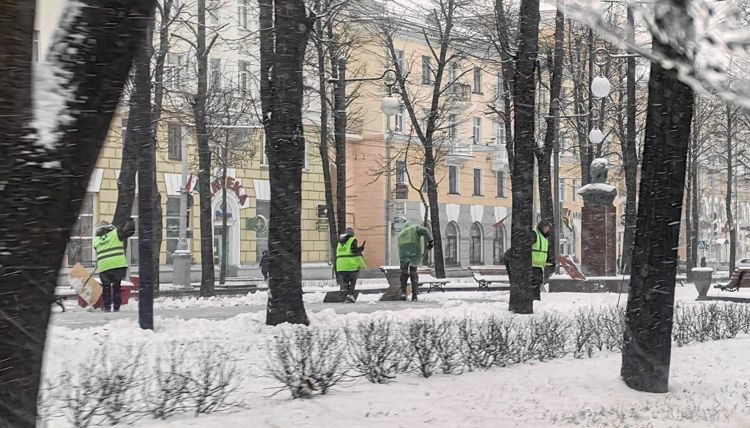 снегопад витебск