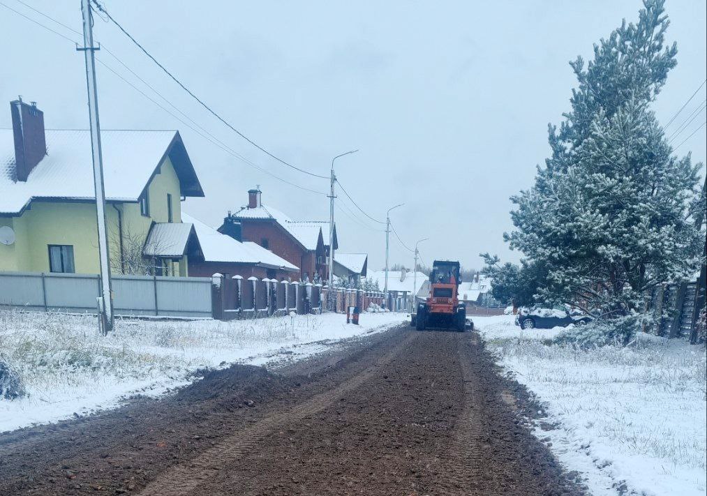 Брест снег погода трактор