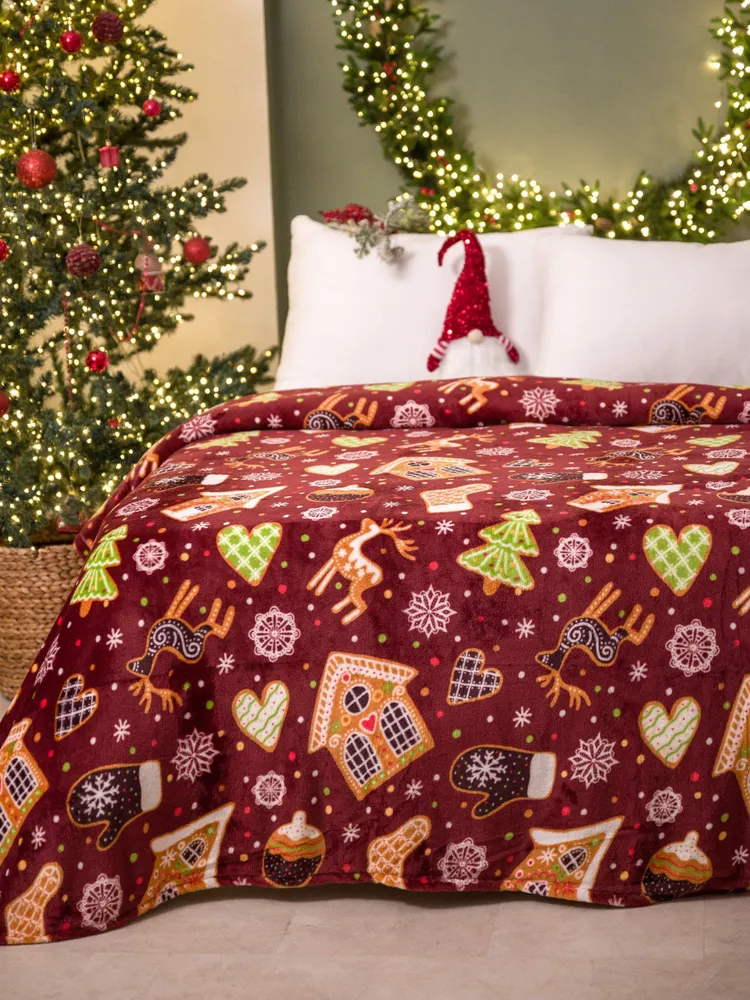 плед на кровать