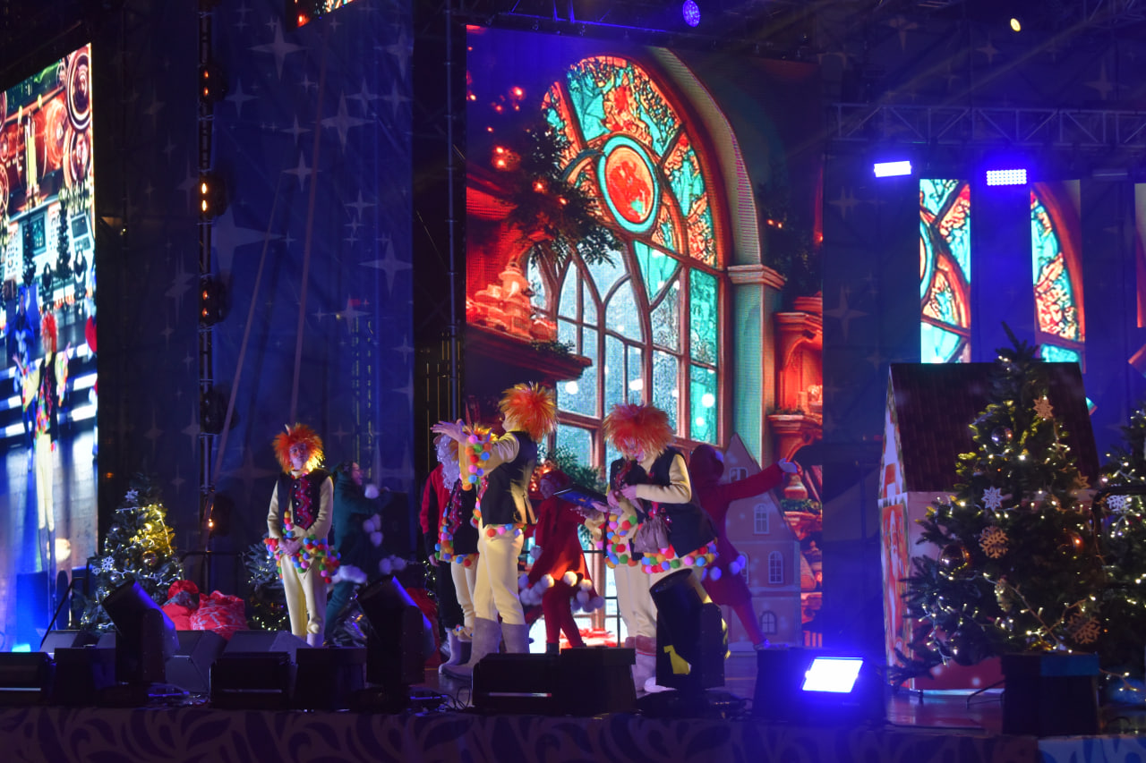 Новогоднее представление у Дворца спорта (8)
