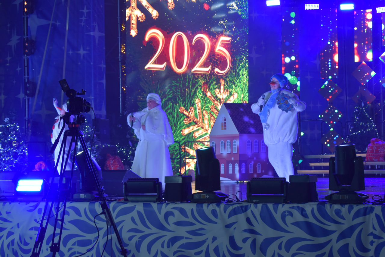 Новогоднее представление у Дворца спорта (9)