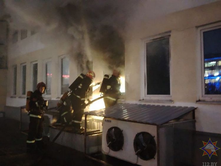 ТЦ «Беларусь» пожар