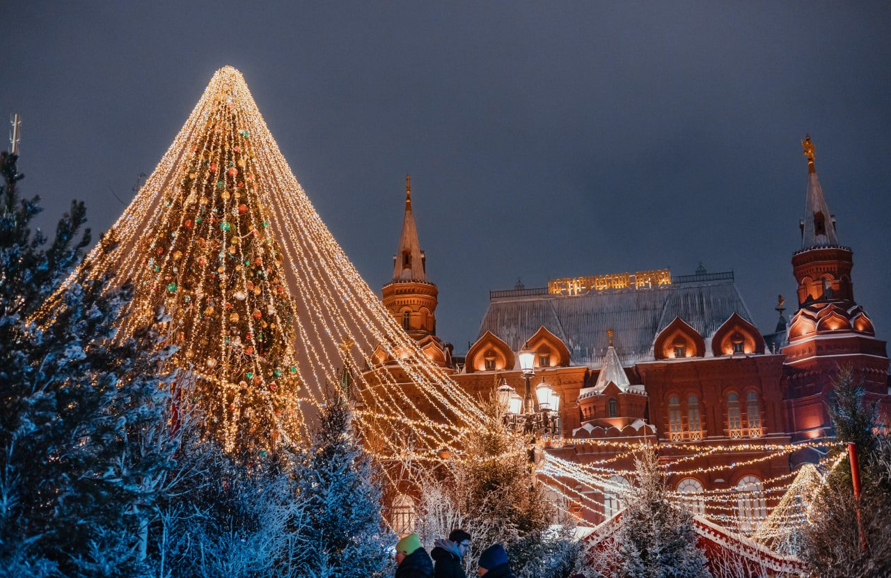 новогодняя Москва