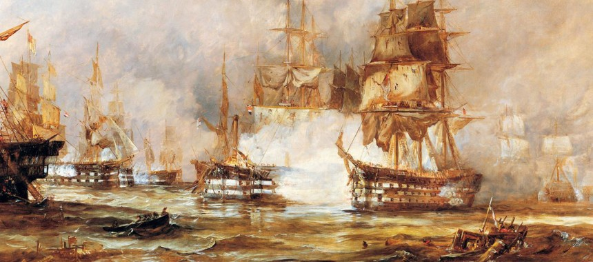 Трафальгарское сражение флот корабли
