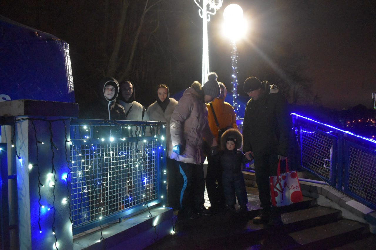 Как прошло Крещение на Комсомольском озере (1)