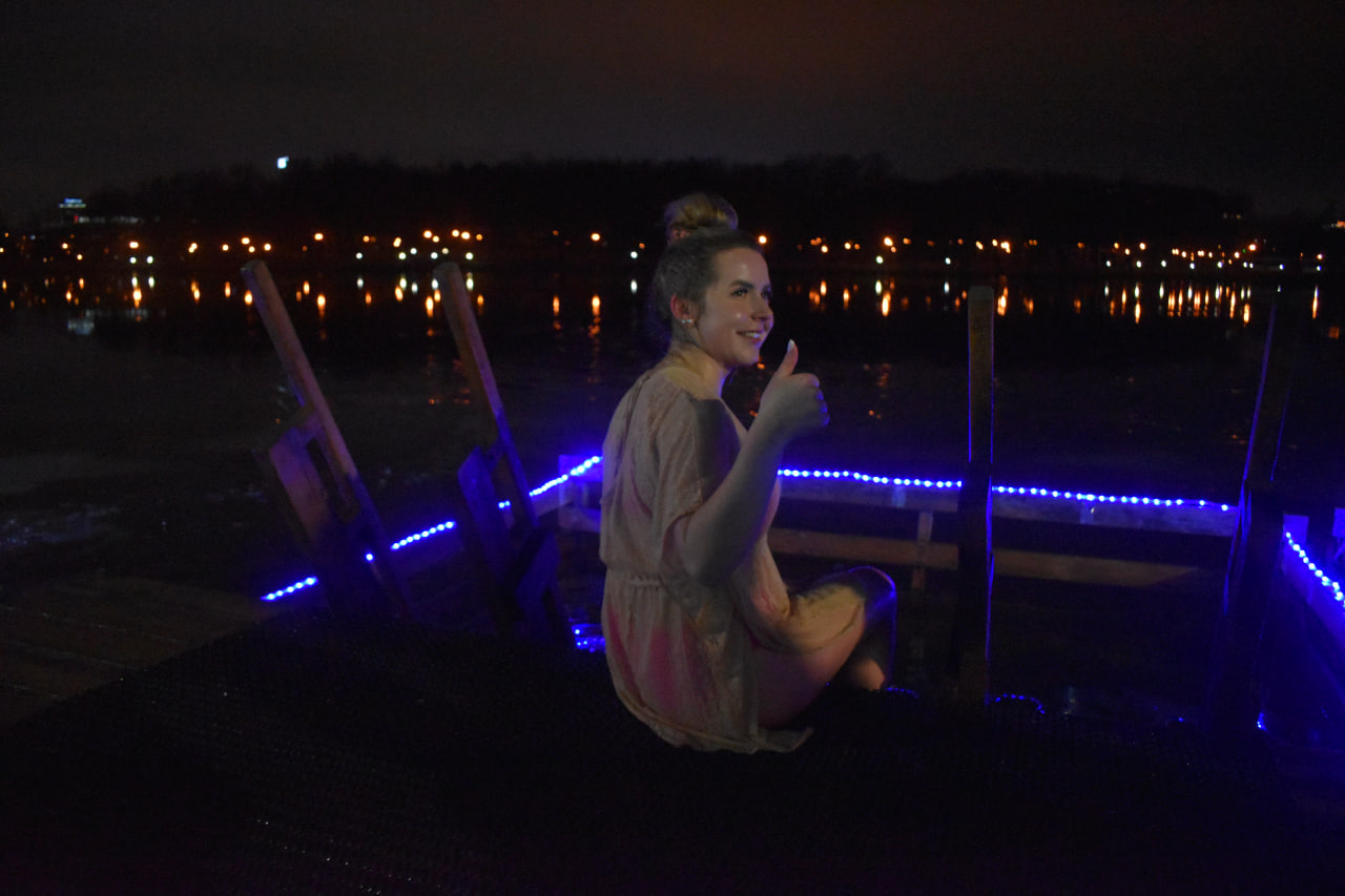 Как прошло Крещение на Комсомольском озере (12)