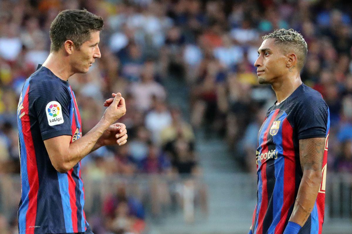 Левандовски, Рафинья, Барселона