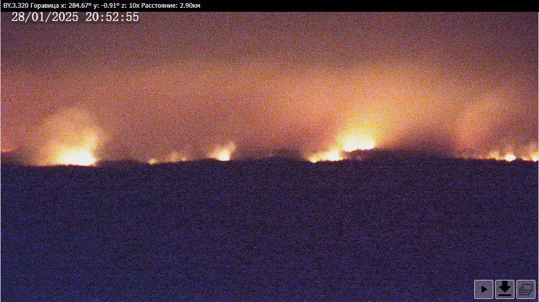 пожар заказник званец