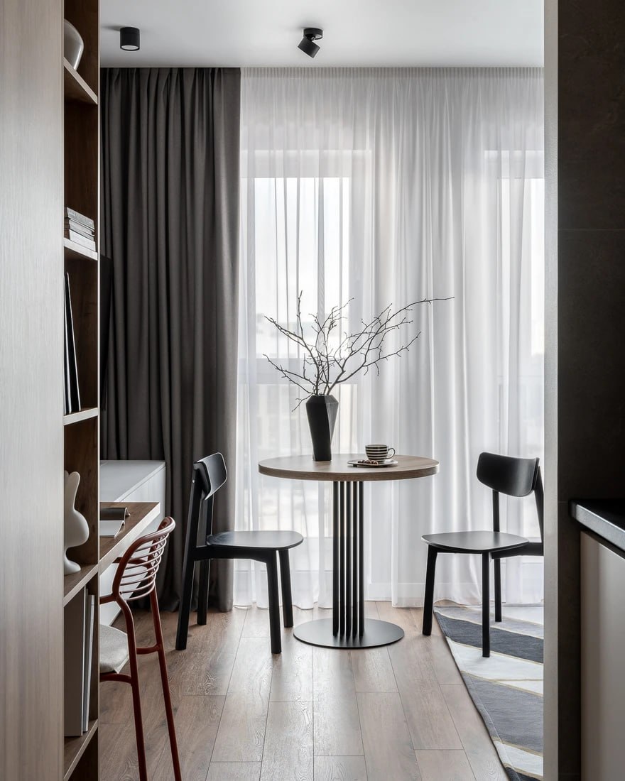 дизайн жилого пространства, зонирование по полу