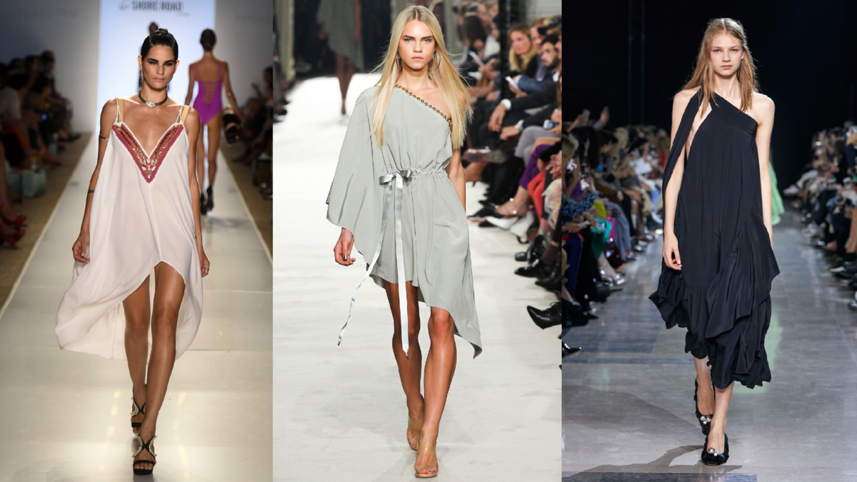 Ассиметричные платья