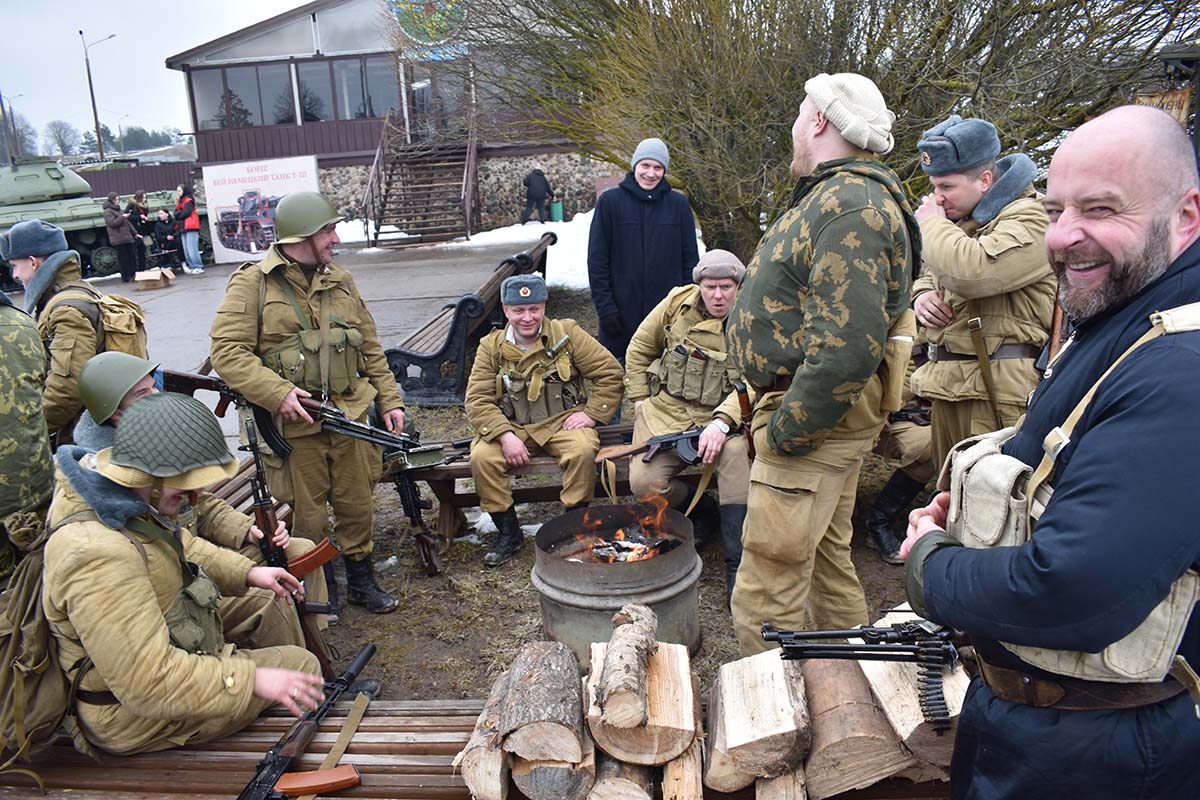 Мероприятие, приуроченное к Дню защитника отчества на "Линии Сталина" 2024 г.