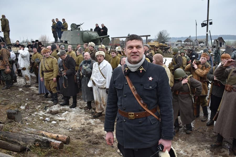 Мероприятие к Дню защитника отечества на "Линии Сталина"