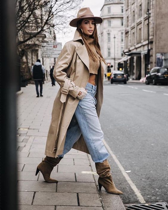 Полусапоги с широким голенищем