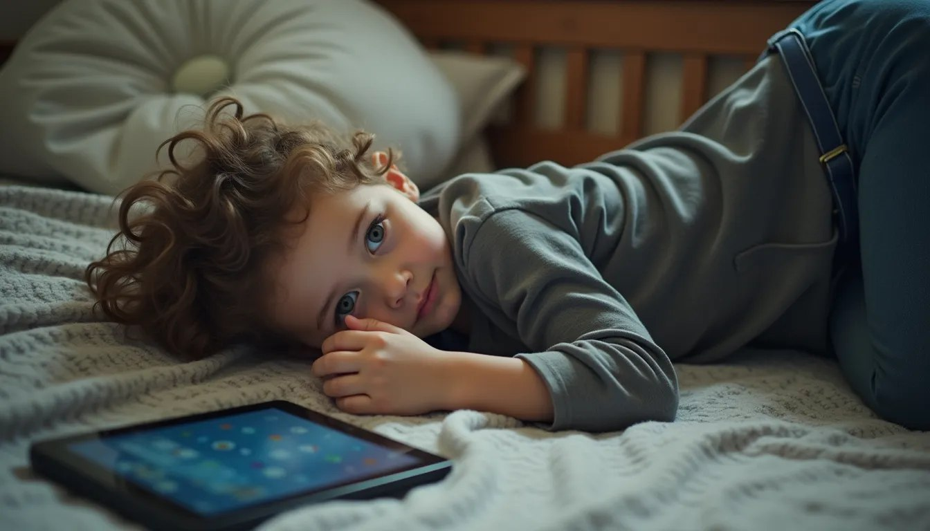 ребенок планшет