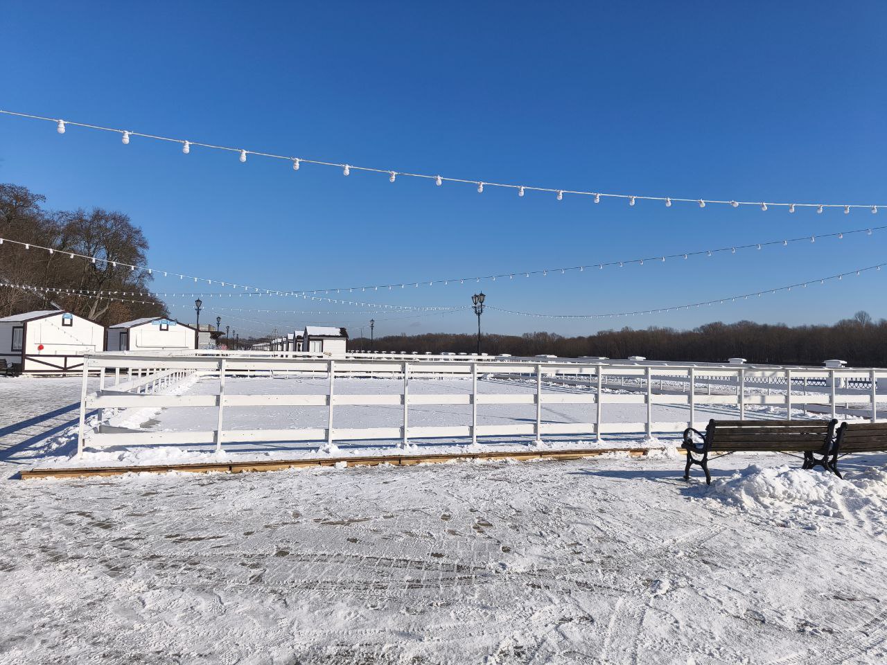 каток на набережной Гомеля