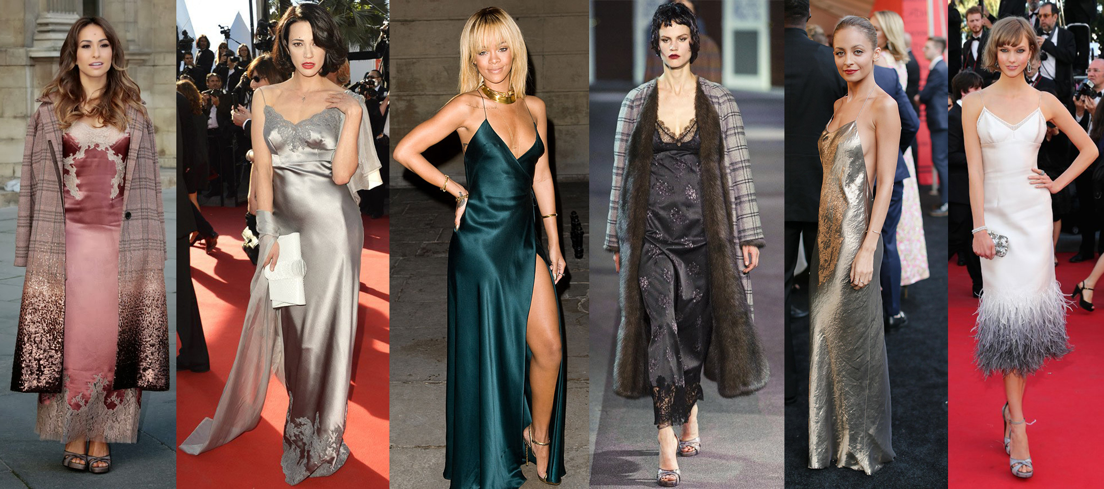 Платья комбинации