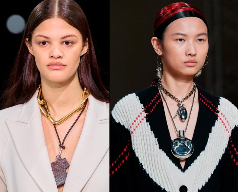 Цепочки со стильным дополнением