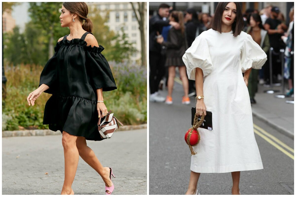 Объемные платья