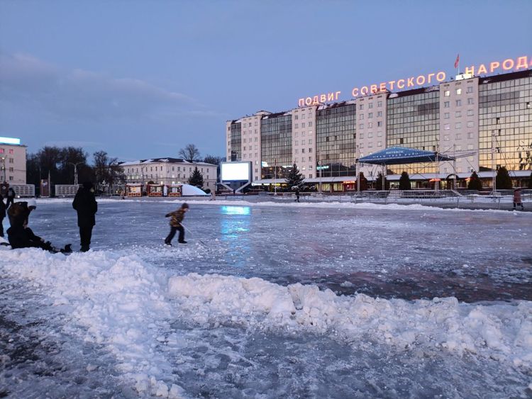 открытые катки в Витебске