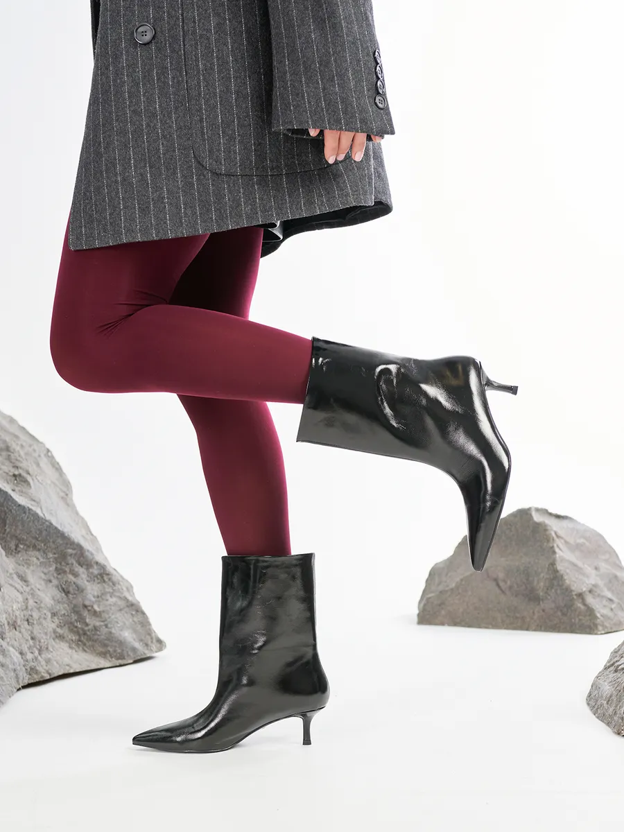 Полусапоги с широким голенищем