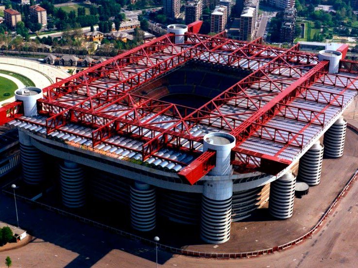 Сан-Сиро, сверху