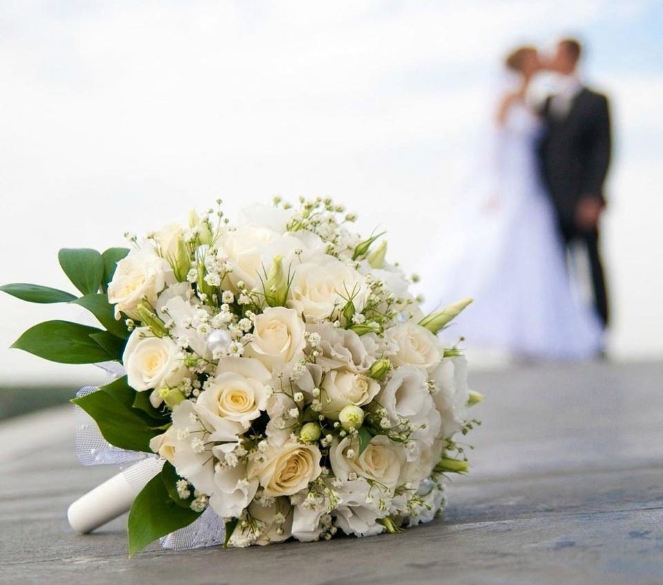 свадебный букет