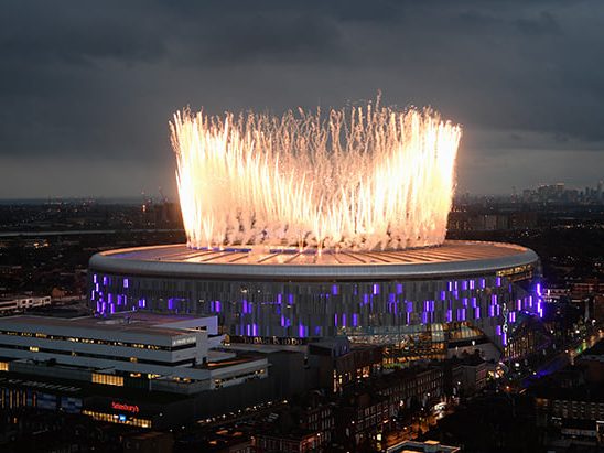 Тоттенхэм Стэдиум, ночь