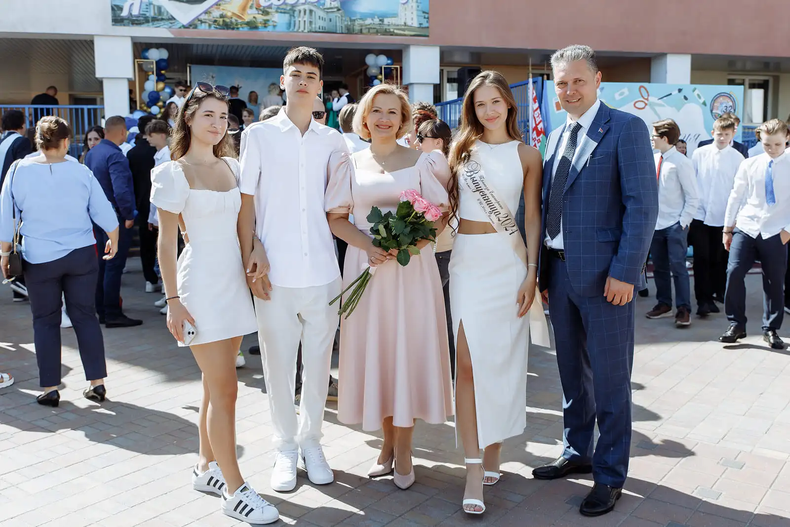 Екатерина Трикоза с семьей