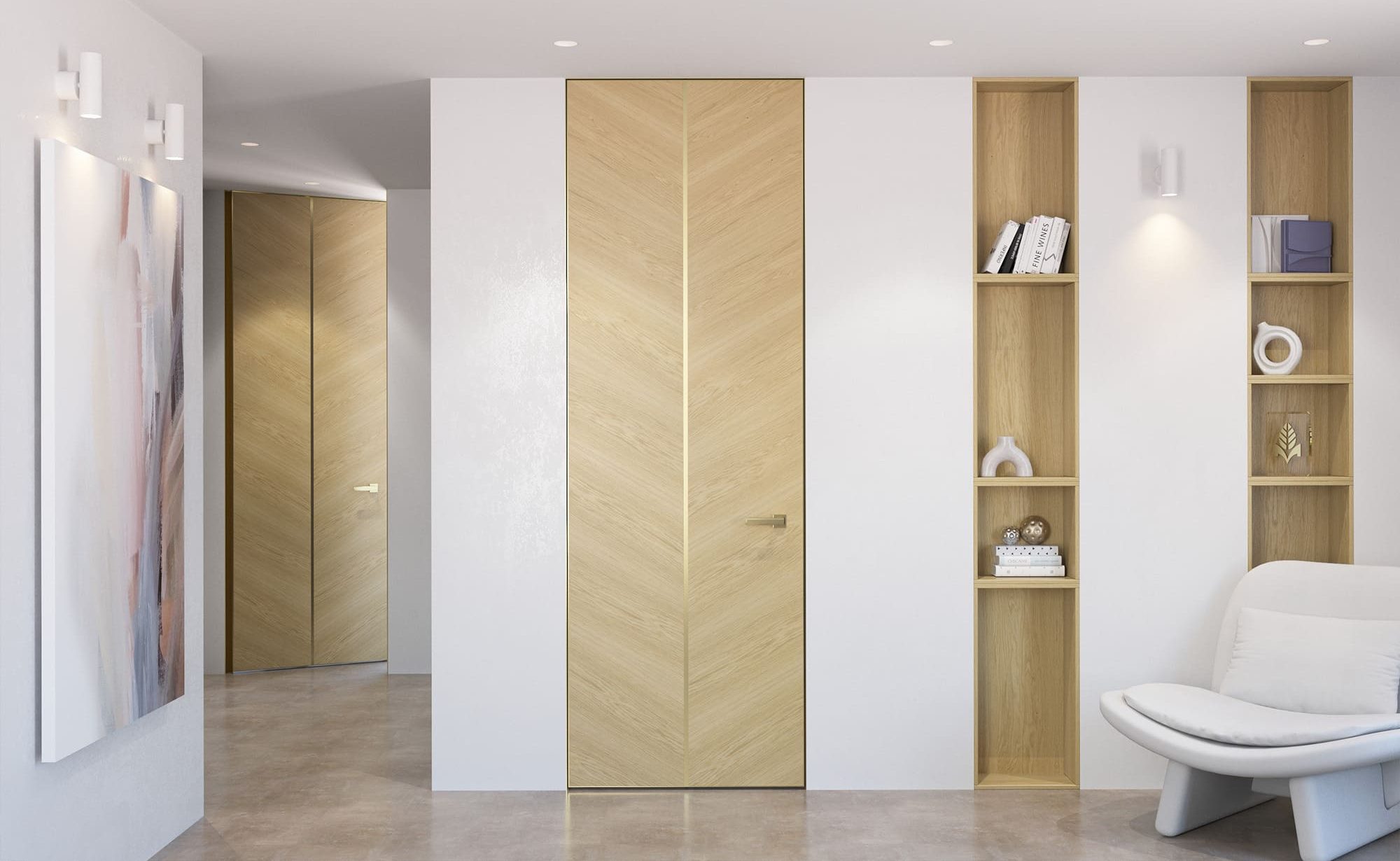 шпонированные двери