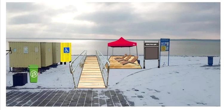 Дривяты инклюзивный пляж