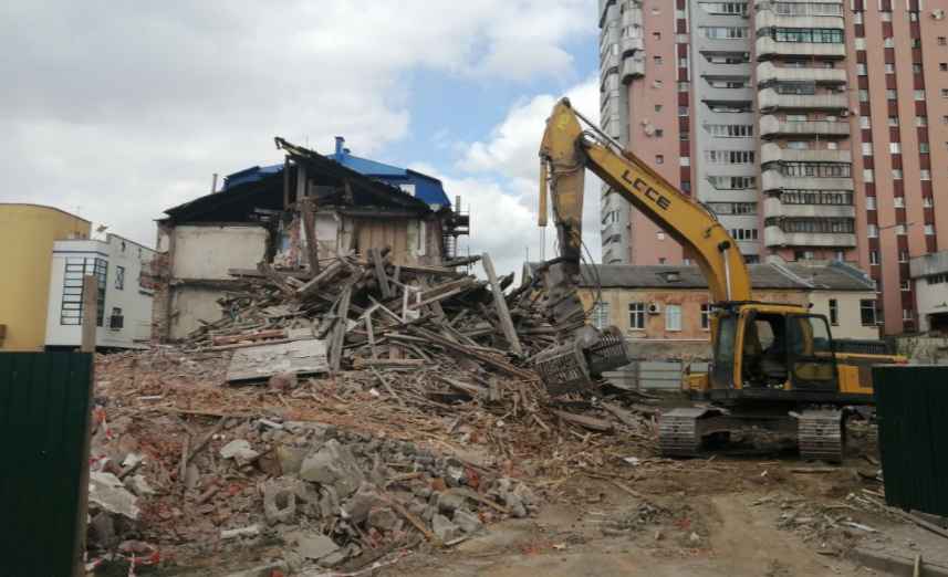 Снос здания