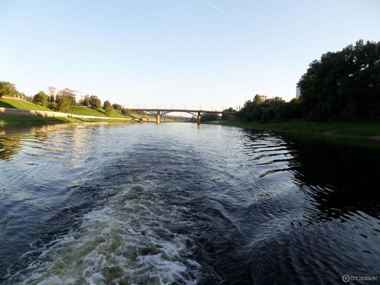 прогулка на теплоходе Витебск