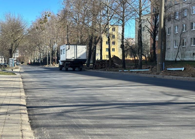 Ремонтные работы на улицах Гая, Будённого и Белуша в Гродно: какая работа проделана 