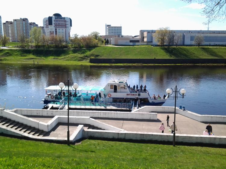 прогулка на теплоходе Витебск