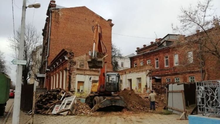 историческое здание по улице Чехова в Витебске