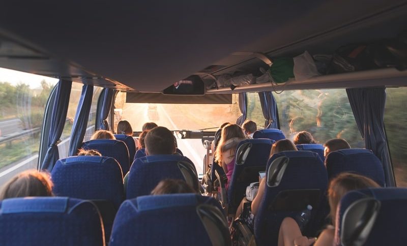 поездка на автобусе на море